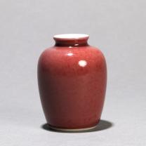 大明萬暦年製】銘 五彩童子図壺 古銅蓋 箱付 唐物 中国